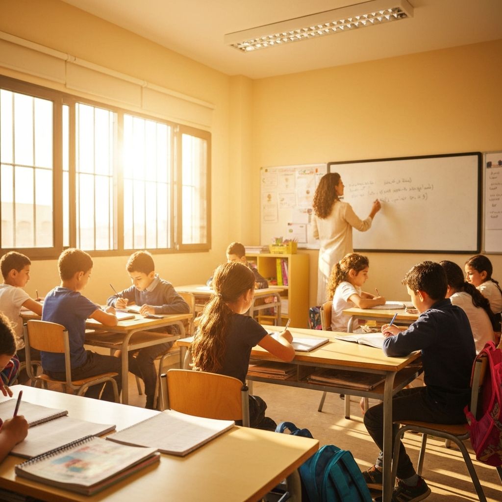 Classe de Primaire à Matrix School House